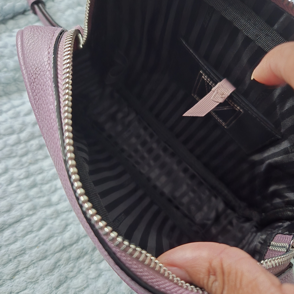 NWT Victoria's Secret Purple Quilted Crossbody Bag and Wallet Set - Picture 3 of 14
